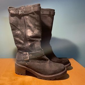 Donald Pliner moto boots